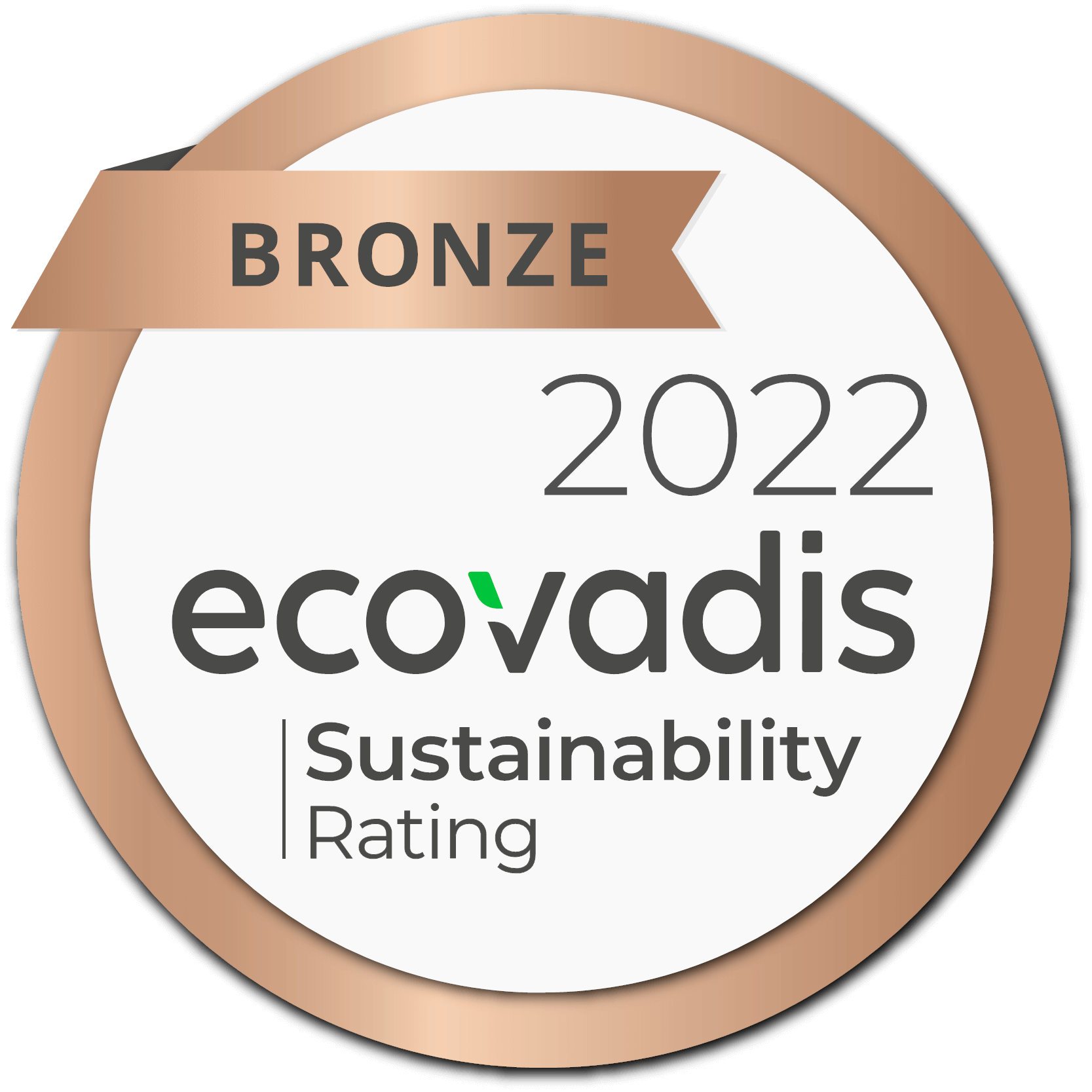 Ecovadis 2022 Bronze Sustainability Rating